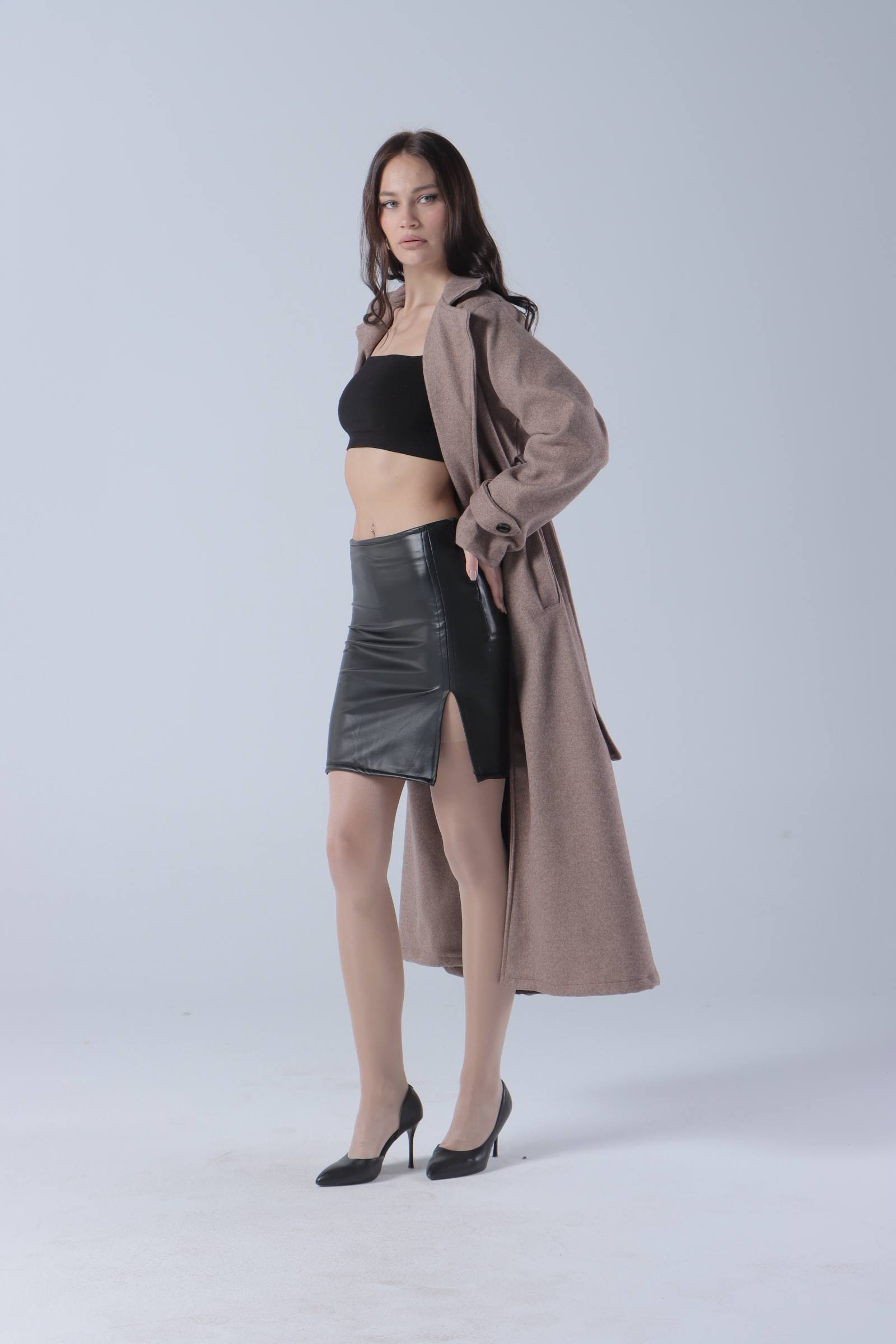 NEXO Leather short pocket