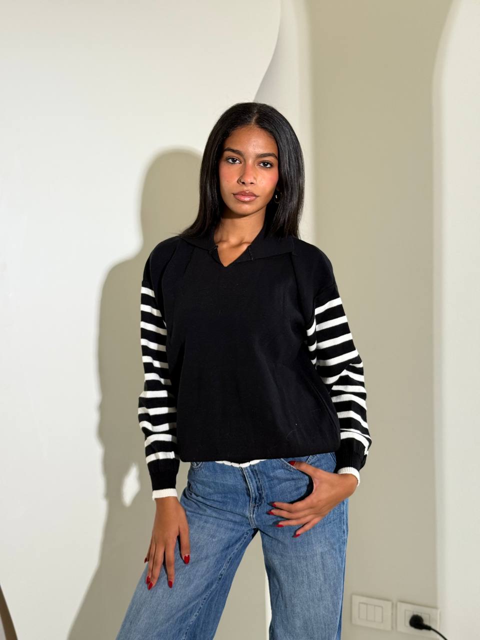 NEXO Striped pullover