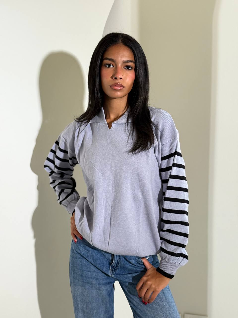 NEXO Striped pullover