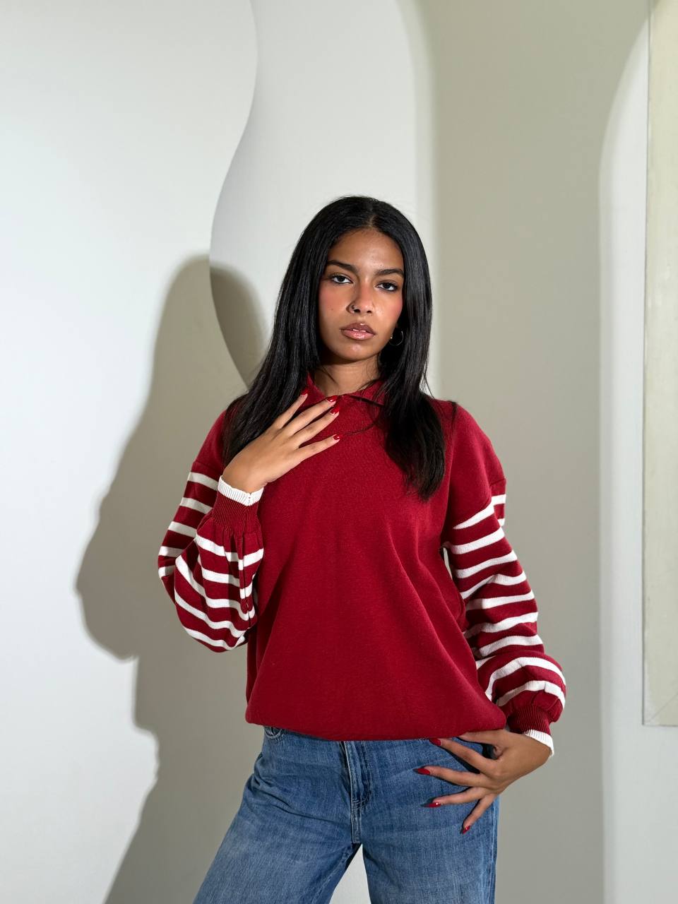 NEXO Striped pullover