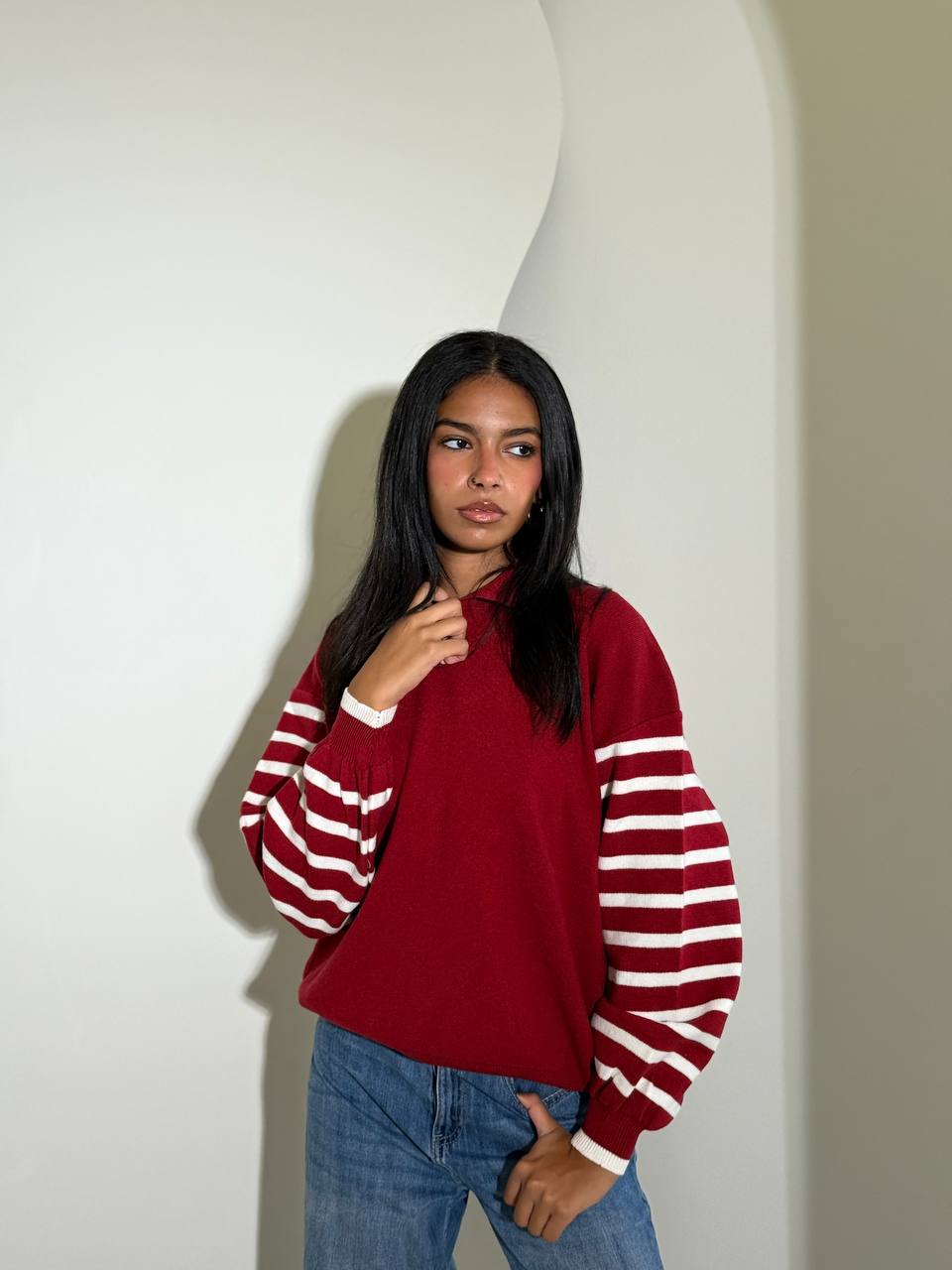 NEXO Striped pullover