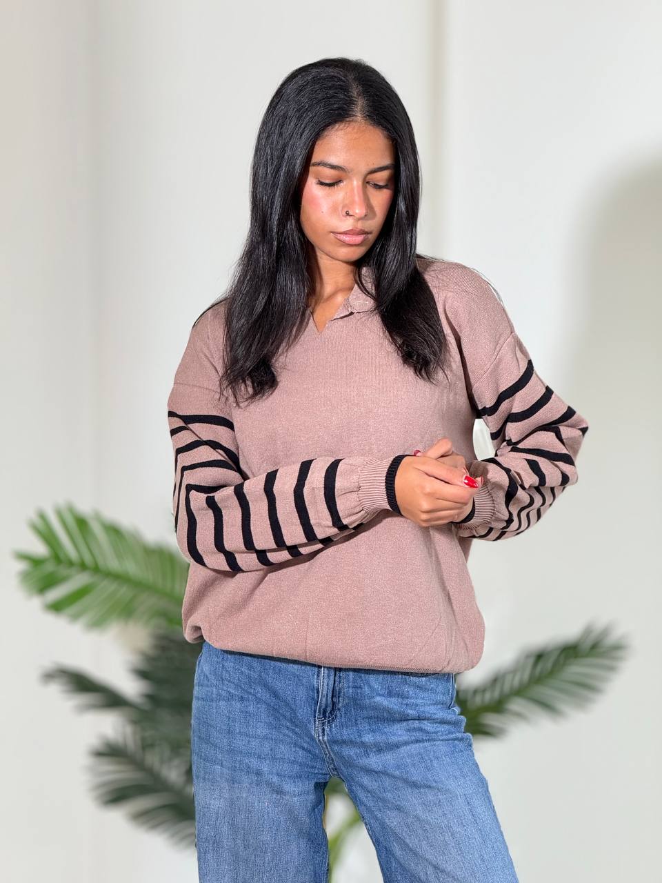 NEXO Striped pullover