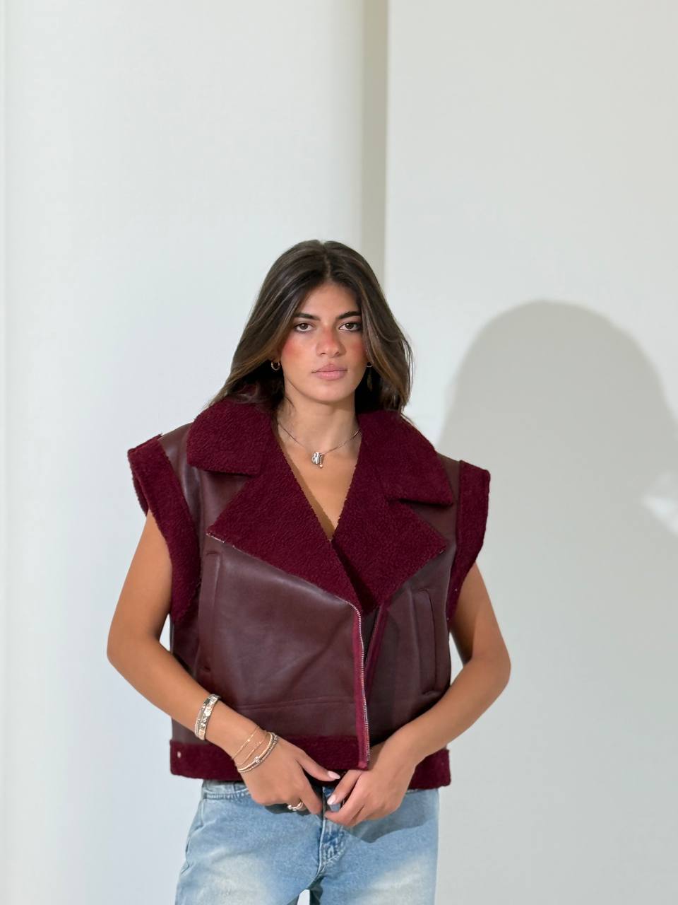 NEXO Leather vest
