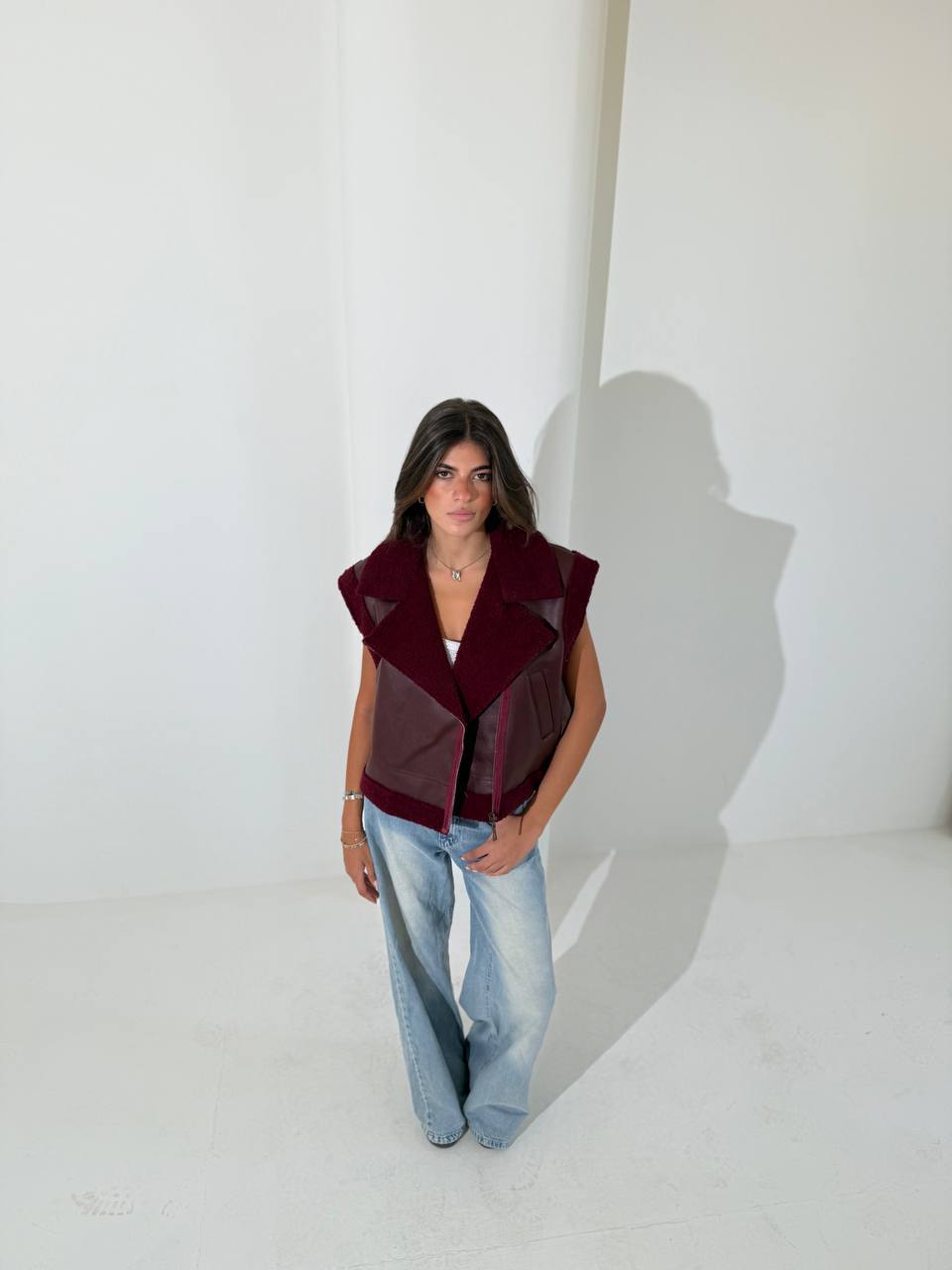 NEXO Leather vest