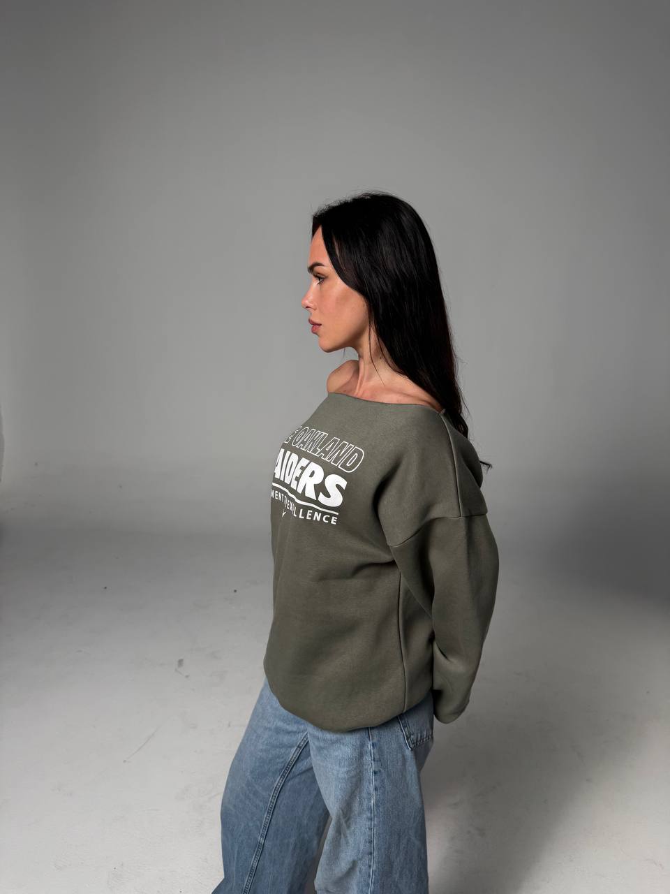 NEXO Off-shoulder hoodie