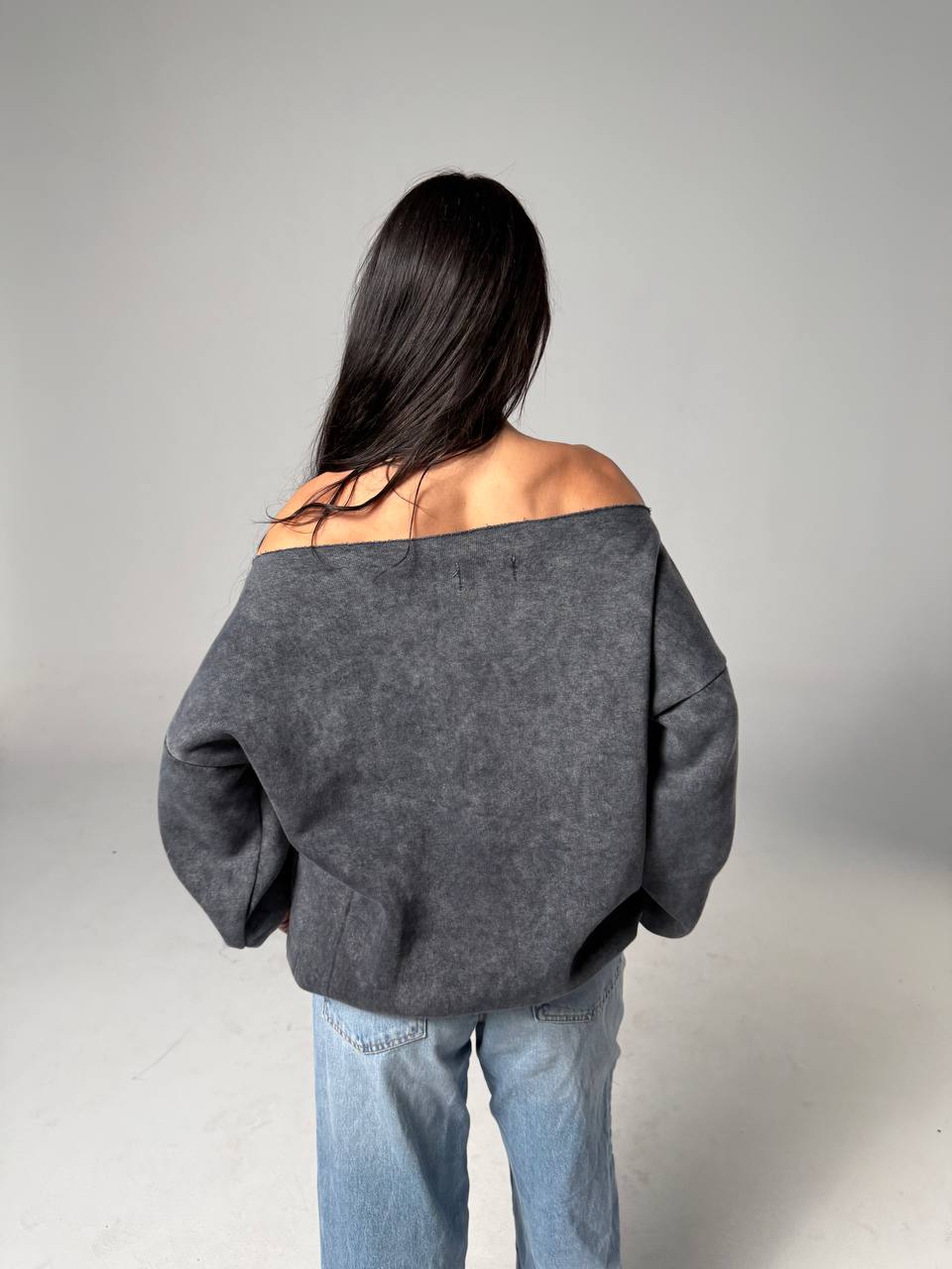 NEXO Off-shoulder hoodie