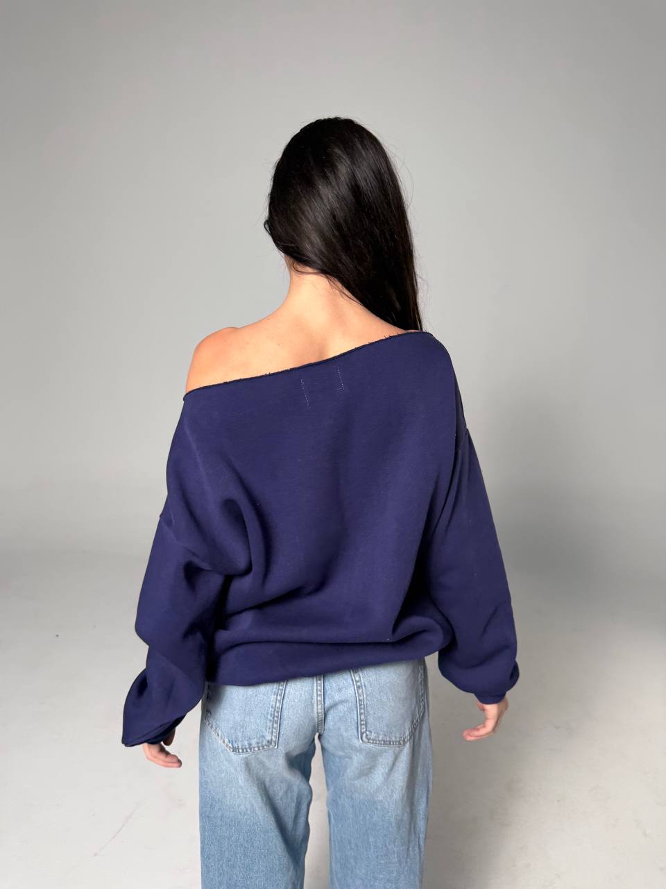 NEXO Off-shoulder hoodie
