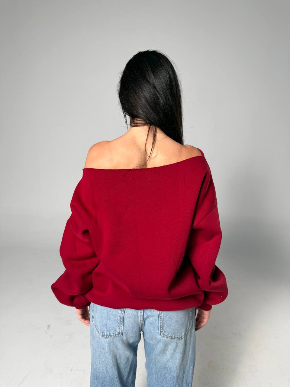 NEXO Off-shoulder hoodie