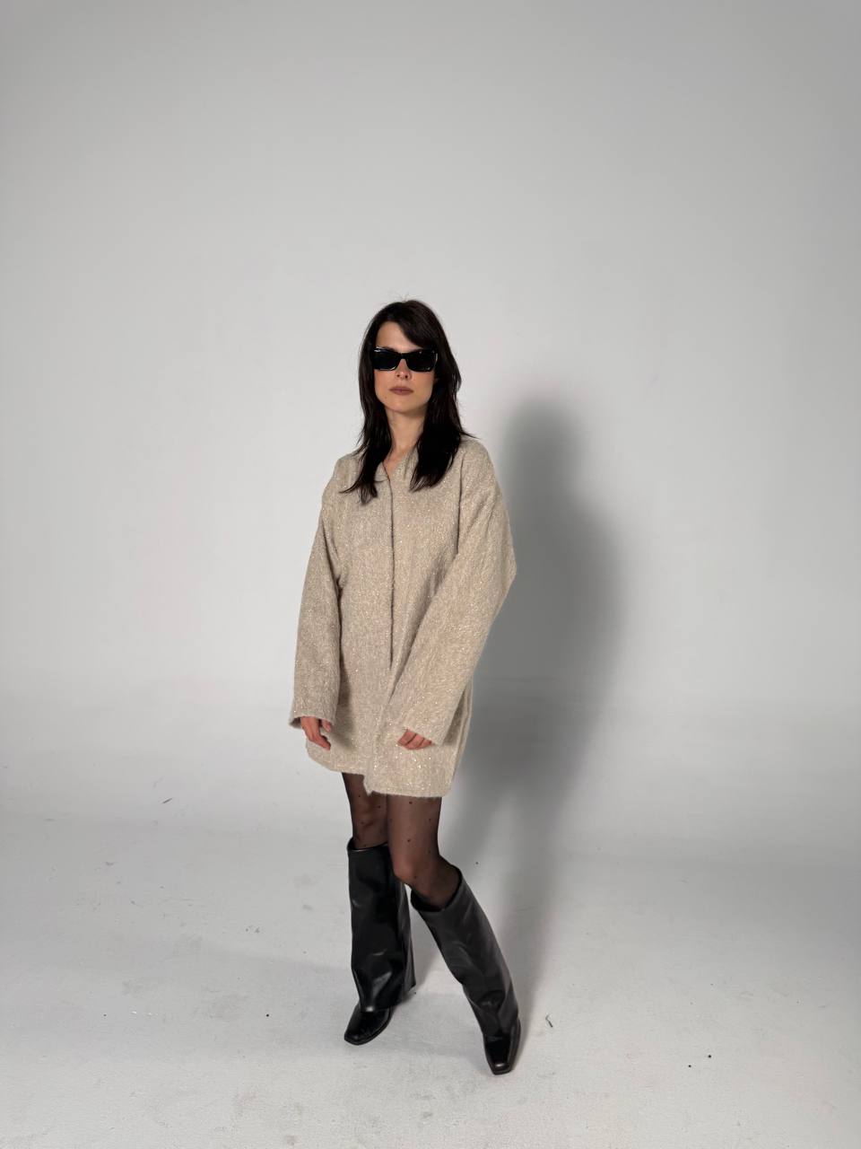 NEXO mohair wool coat
