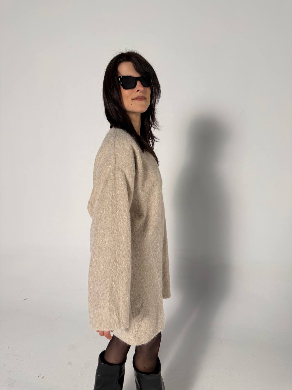 NEXO mohair wool coat
