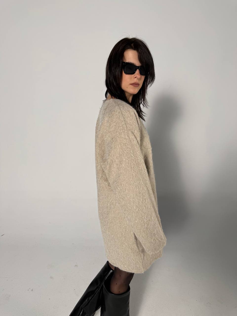 NEXO mohair wool coat