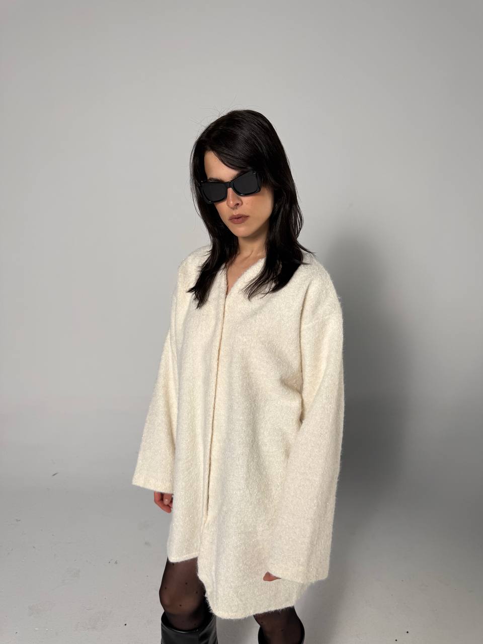NEXO mohair wool coat
