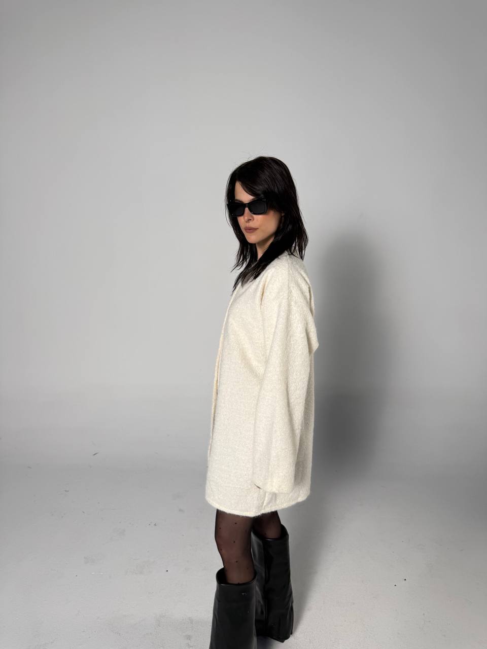 NEXO mohair wool coat