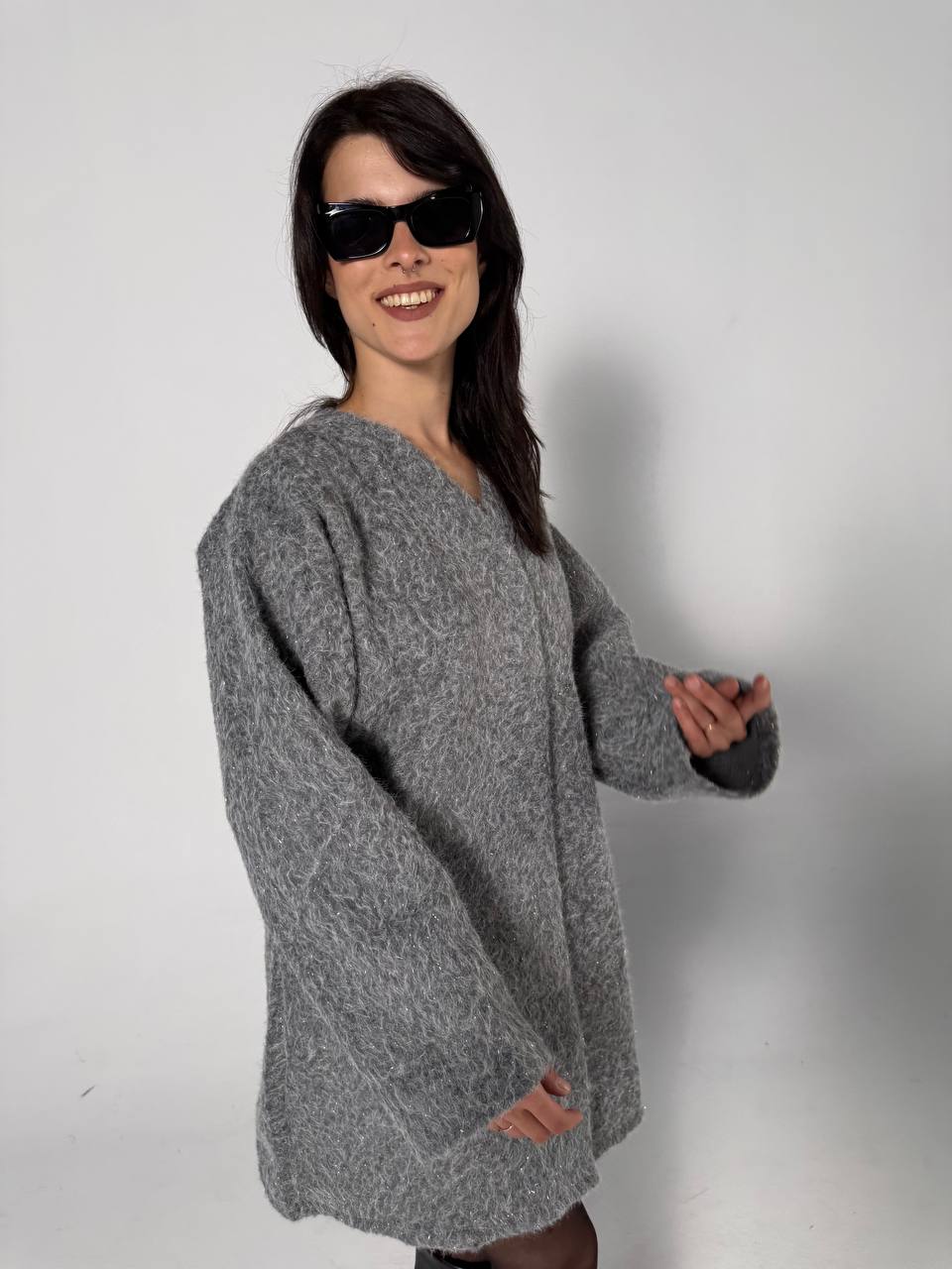 NEXO mohair wool coat