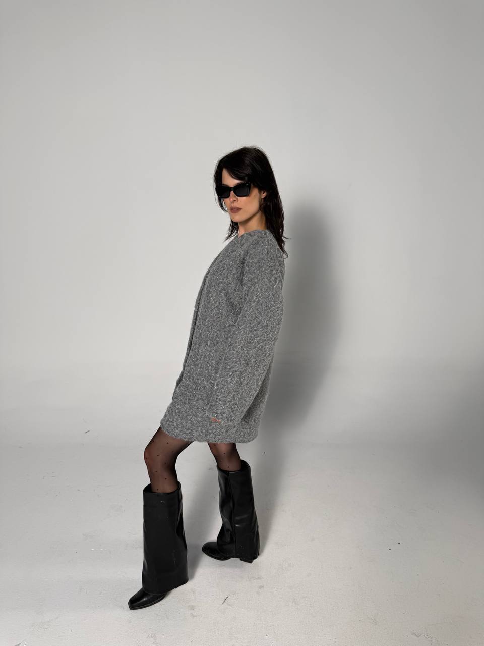 NEXO mohair wool coat