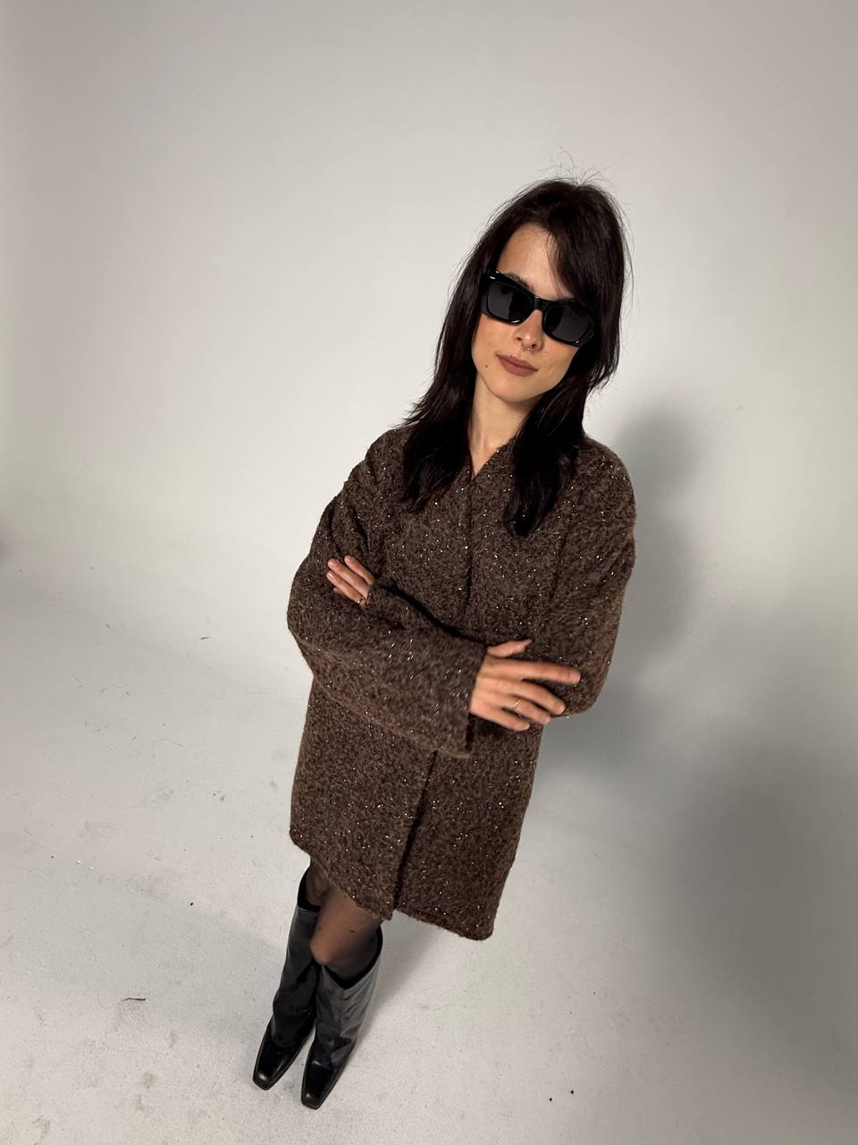 NEXO mohair wool coat