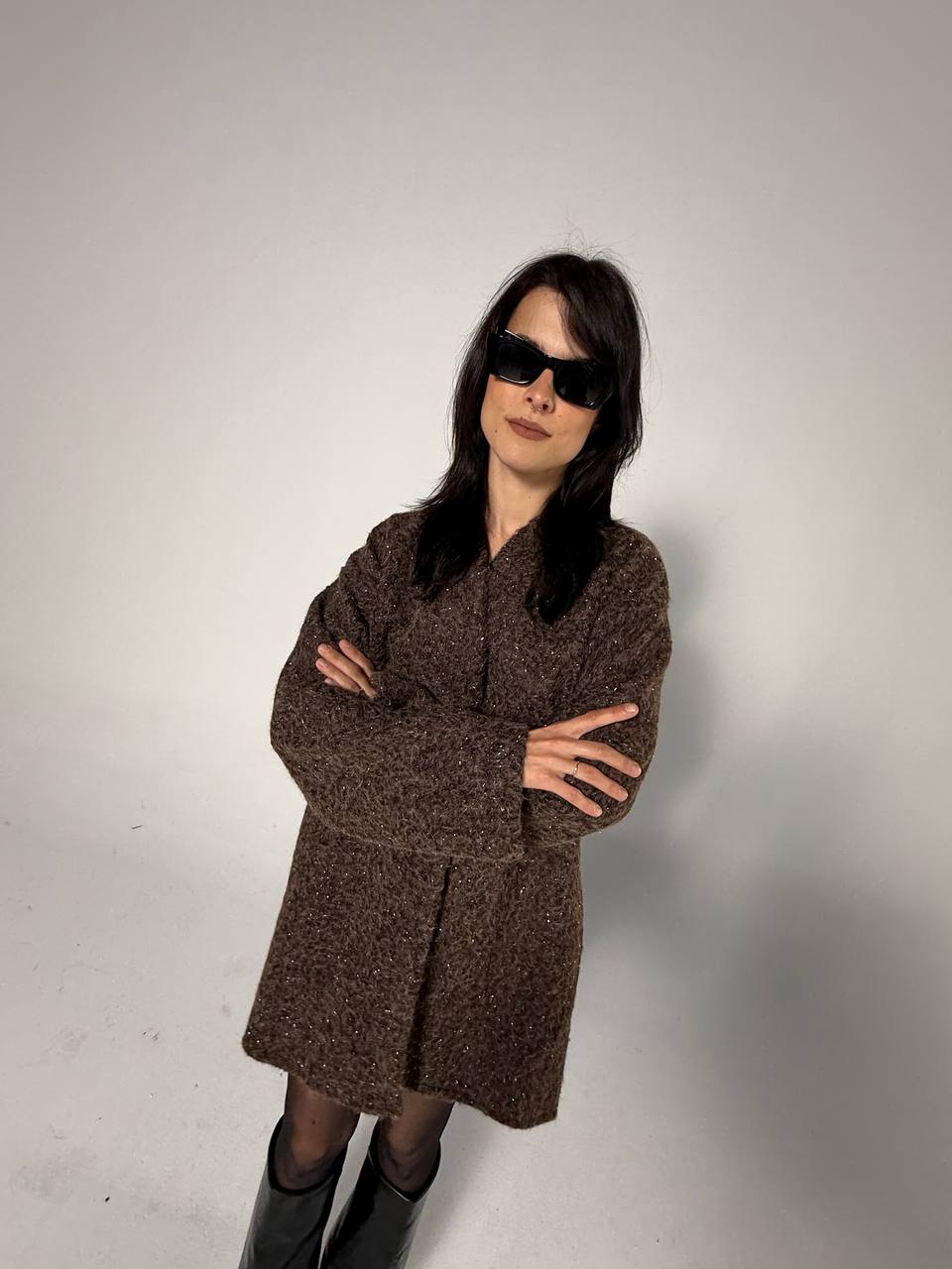 NEXO mohair wool coat