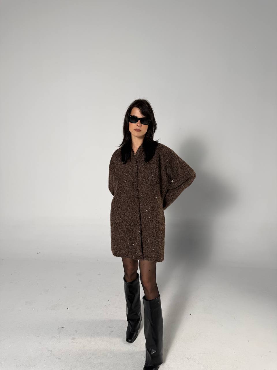 NEXO mohair wool coat