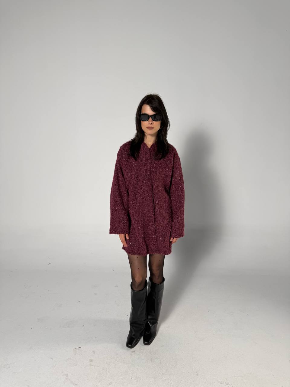 NEXO mohair wool coat
