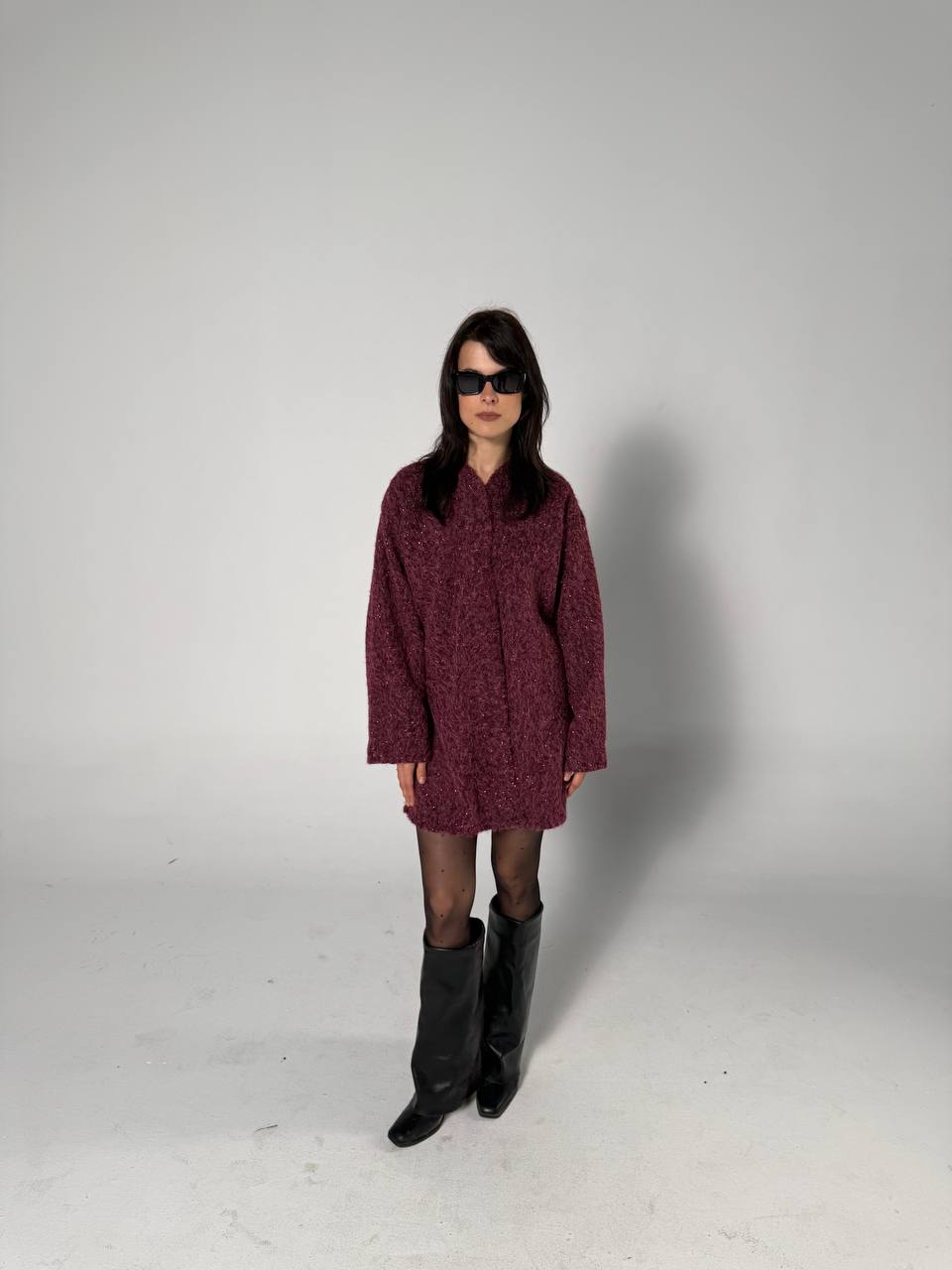 NEXO mohair wool coat