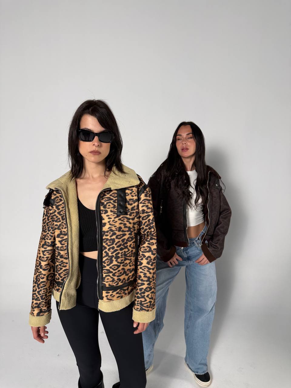 NEXO wool fur jacket