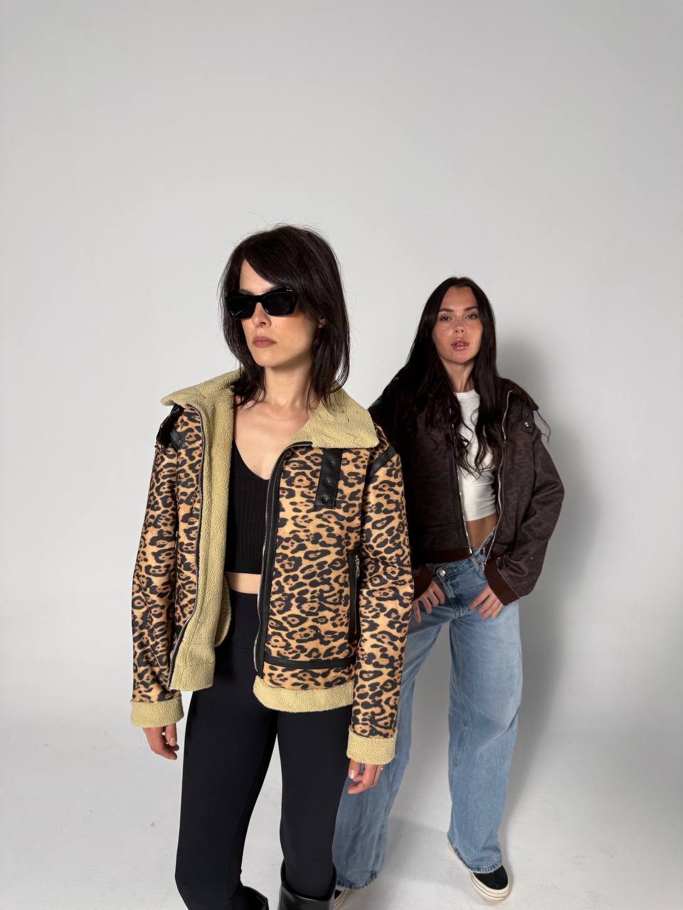 NEXO wool fur jacket