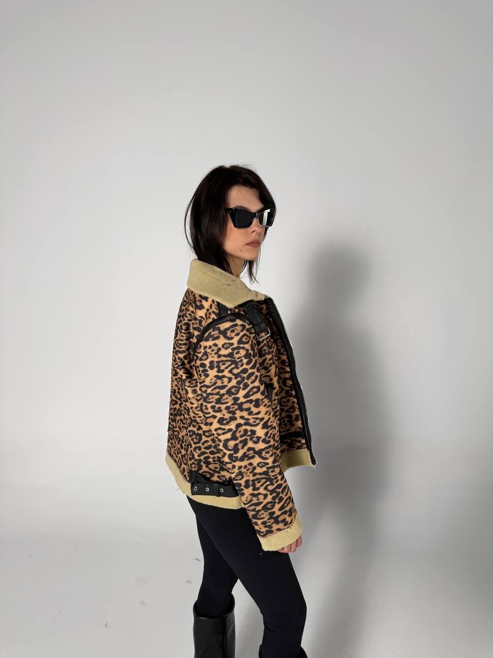 NEXO wool fur jacket